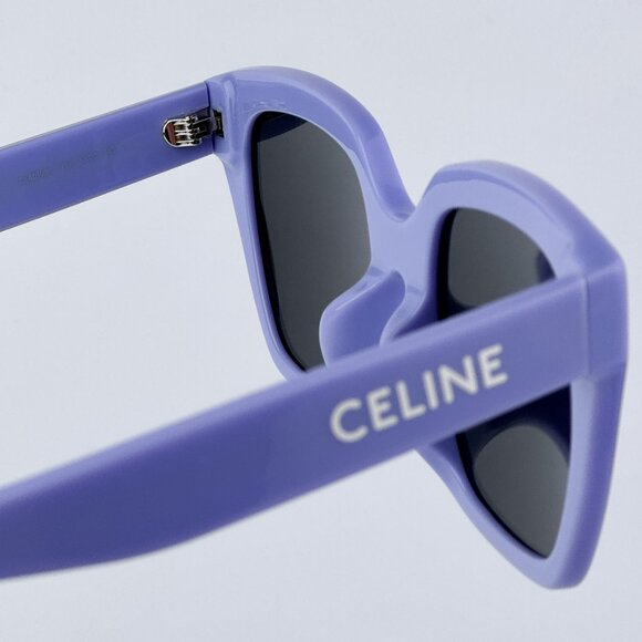 Celine MONOCHROMS Women  BRAND NEW Sunglasses Lilac Grey Geometric CL40198F 78A - Picture 10 of 11